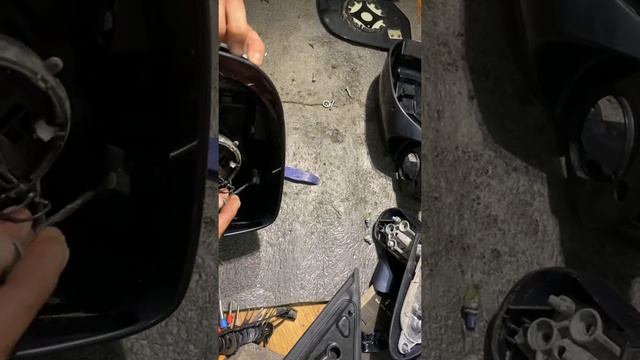 Замена корпуса зеркала Митсубиси Аутлэндер 3 смотреть онлайн