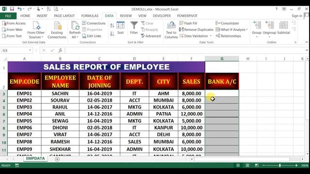 DATA COMPILED BY VLOOKUP | vlookup in excel | how to combine data of two file | learn by trainer смотреть онлайн