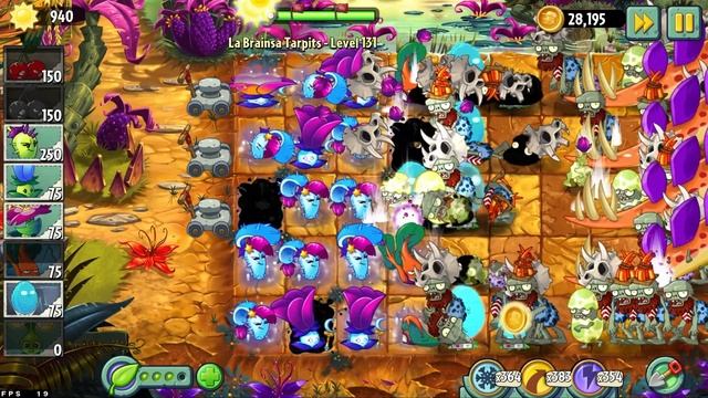 Jurassic Marsh's La Brainsa Tarpits endless lvl 100+ at its finest - PvZ 2 Reflourished смотреть онлайн