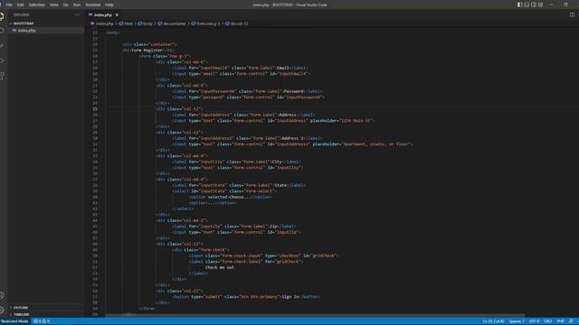 DASAR BOOTSTRAP 5 MEMBUAT LAYOUT FORM REGISTER смотреть онлайн
