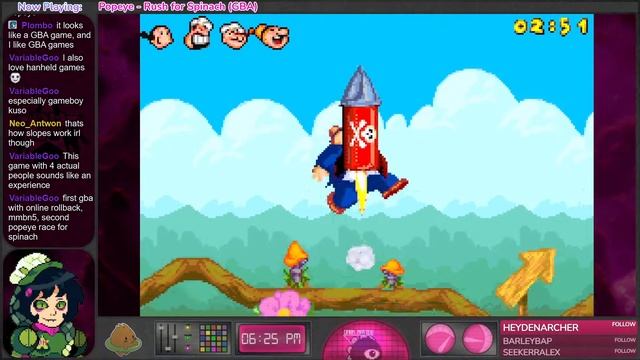 Popeye: Rush for Spinach (GBA) - Playthrough смотреть онлайн