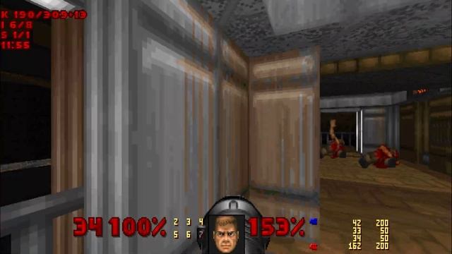 Doom 2: KDiKDiZD: Knee Deep In Knee Deep in ZDoom - MAP20 Phobos Anomaly & Ending - All Secrets смотреть онлайн