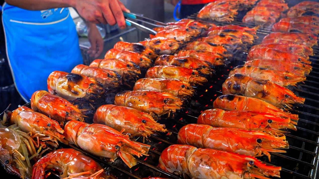 Самая популярная уличная еда в Бангкоке. Тайская уличная еда. смотреть онлайн