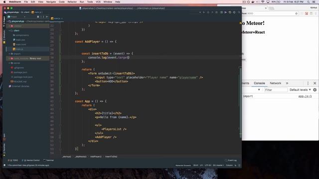 08 Fullstack React - Insert players to database смотреть онлайн