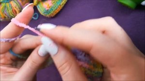 Плюшевые пинетки спицами для начинающих