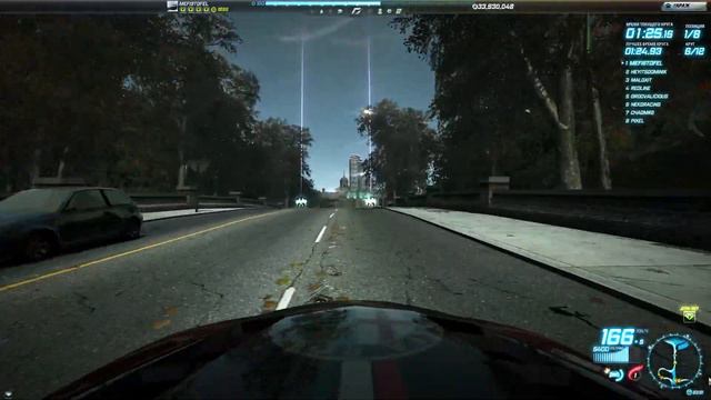 NFS World Evolved V2 daily challenge series (D class, win the race 12 lap, Brera) Thinking with lap смотреть онлайн