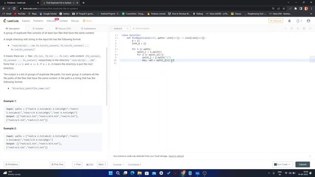 609. Find Duplicate File in System || Python || LeetCode смотреть онлайн