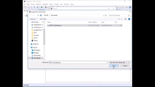 Adding a General Archive JAR File to an Eclipse Project смотреть онлайн