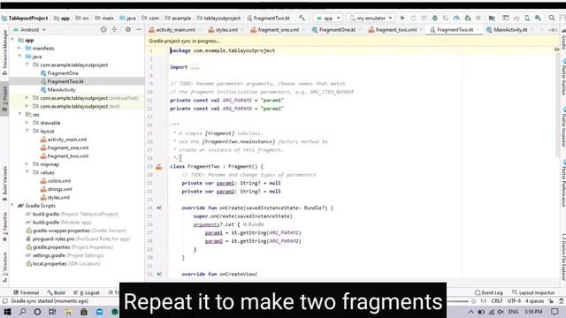 Tablayout in android studio Kotlin | TabLayout with ViewPager | Modern Tab Layout with Fragments смотреть онлайн