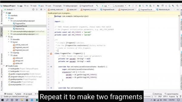 Tablayout in android studio Kotlin | TabLayout with ViewPager | Modern Tab Layout with Fragments