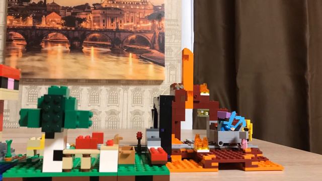 Портал в Подземелье Minecraft LEGO (часть 2) 👿 смотреть онлайн