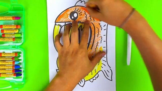 РЫБА с ЗУБАМИ - рисуем открытку своими руками Раскладушка смотреть онлайн