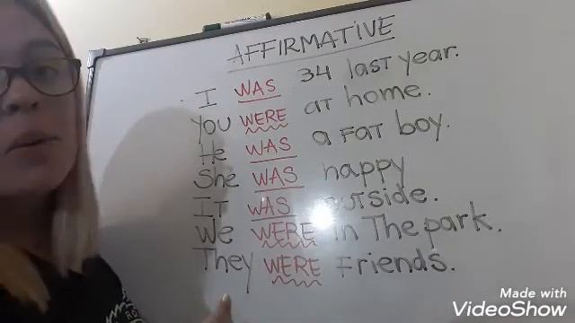 PAST SIMPLE VERB TO BE смотреть онлайн