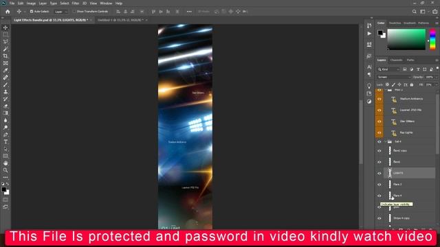 344 MULTI PURPOSE LIGHT, SUN & FRACTALS TRANSPARENT EFFECTS PACK Photoshop Tutorial смотреть онлайн