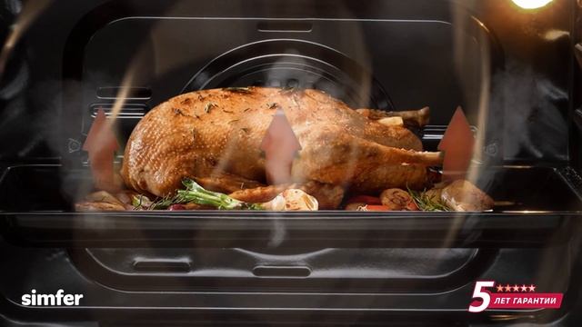 Электрический духовой шкаф Simfer B6EM56070 (7 режимов работы, конвекция, гриль) смотреть онлайн
