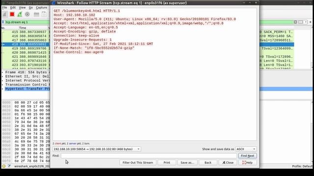 CAINE - 10 - Wireshark - packet analyzer смотреть онлайн
