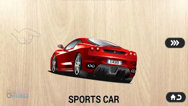 Car & Vehicles Puzzle For Kids - Educational Videos For Children