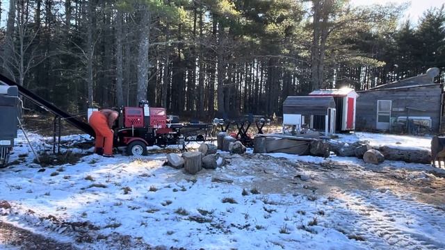 Cutting and Splitting wood on processor - November 26/23 смотреть онлайн