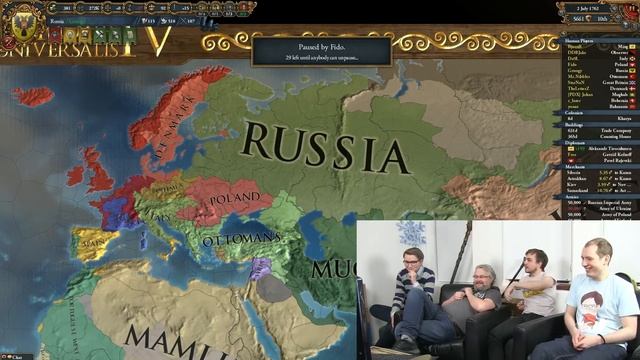 Europa Universalis IV Cossacks - Dev Multiplayer - Pt. 47 [post session chat] смотреть онлайн