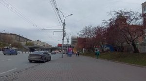 НОВОСИБИРСК/ ПРОГУЛКА ПО КРАСНОМУ ПРОСПЕКТУ/МАРШРУТ: М.ЗАЕЛЬЦОВСКАЯ-  М.КРАСНЫЙ ПРОСПЕКТ/STREET WAL