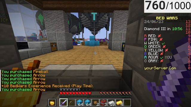 24/7 free public bed wars server Java & PE Editions | Minecraft Live смотреть онлайн