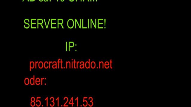 Um 19 Uhr geht der Server online! смотреть онлайн