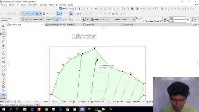 ARCHICAD HERRAMIENTA Malla como hacer el dibujo de un terreno con un plano topográfico en AutoCAD смотреть онлайн