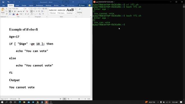 Shell Scripting ( If-else) for Beginners | part - 6 | Decision making | Telugu смотреть онлайн