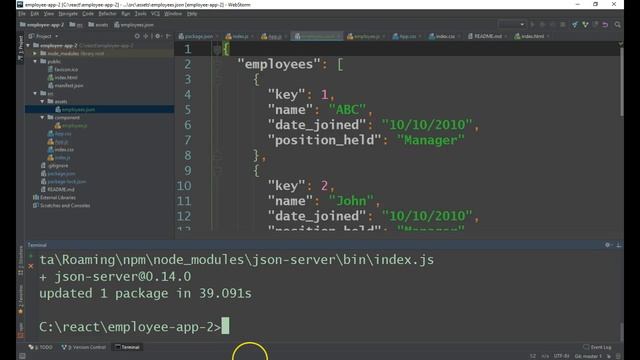 Creating a fake json server смотреть онлайн
