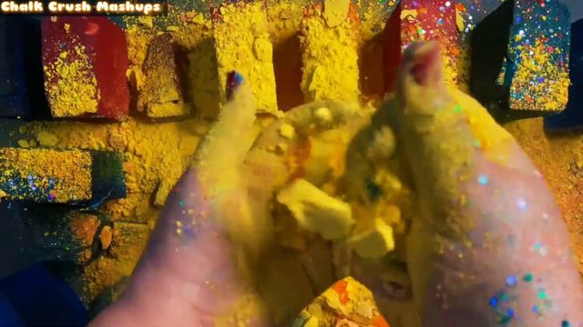 Tranquil Tints Edit: Dyed Chalk ASMR Bliss #chalkcrush #viral #asmr #subscribenow