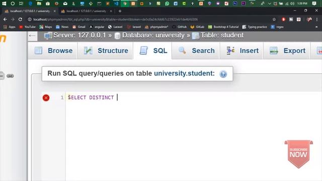 MySQL Tutorial in Hindi/Urdu Part 10: How to use Distinct clause смотреть онлайн