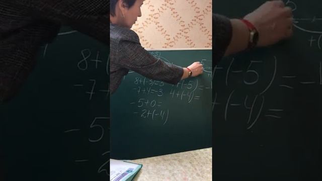 Сложение чисел с помощью координатной прямой.6 класс смотреть онлайн