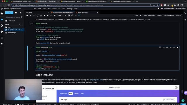 Using Edge Impulse Python SDK with AWS SageMaker Studio смотреть онлайн