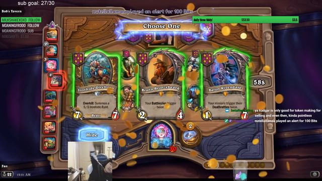 Hearthstone Battlegrounds Ranked (5.5k Rating) смотреть онлайн