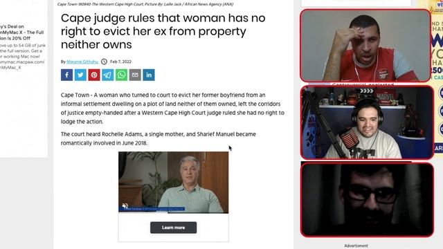 Cape judge RULES that woman has NO RIGHT to evict her ex from property neither own смотреть онлайн