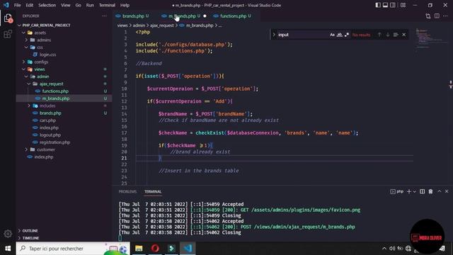 Complete Online car rental project with Ajax - Bootstrap - PHP #5 - Insert Brand part 2 смотреть онлайн