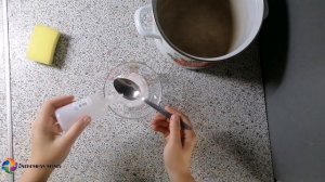 Как очистить эмалированную кастрюлю внутри. Способ №3 - перекись + сода