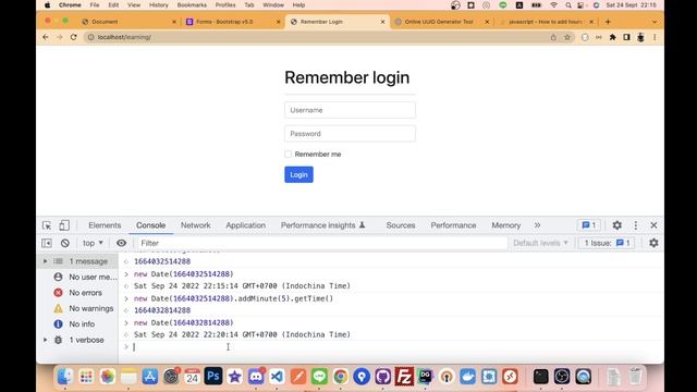 สอนทำ Remember me จดจำการเข้าสู่ระบบด้วย JavaScript смотреть онлайн