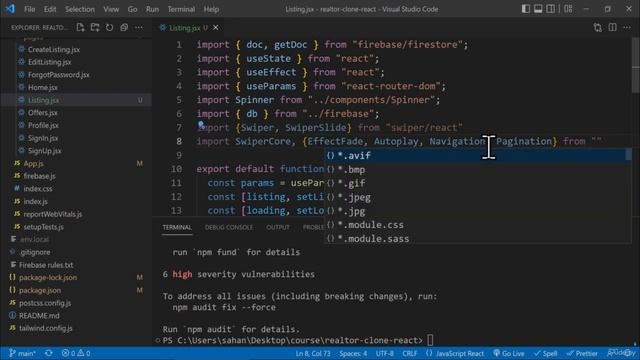 5-1 Create listing page and use Swiper to add the image slider смотреть онлайн
