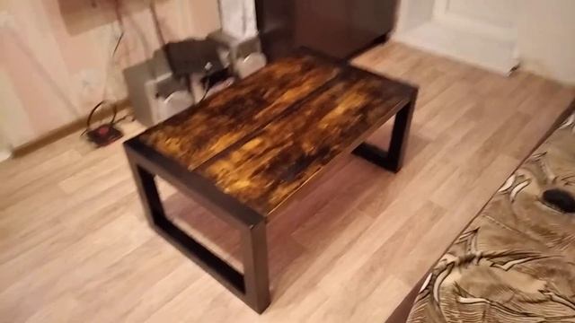Журнальный столик в стиле loft своими руками смотреть онлайн