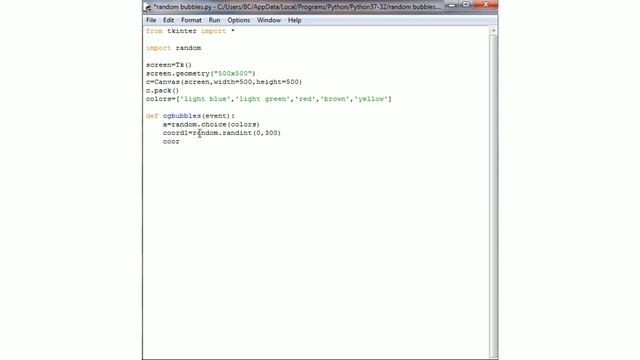 Making..random.colorfull bubbles.on click.. using.tkinter python смотреть онлайн