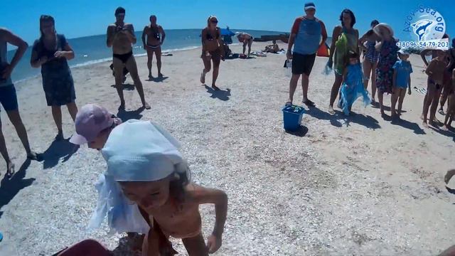 День моря. Дети. Отдых на Азовском море. Степановка Первая. смотреть онлайн