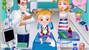 Бесплатные игры онлайн  Baby Hazel Leg Injury Games  Малышка Хейзел Ушиб Ноги, игра для детей