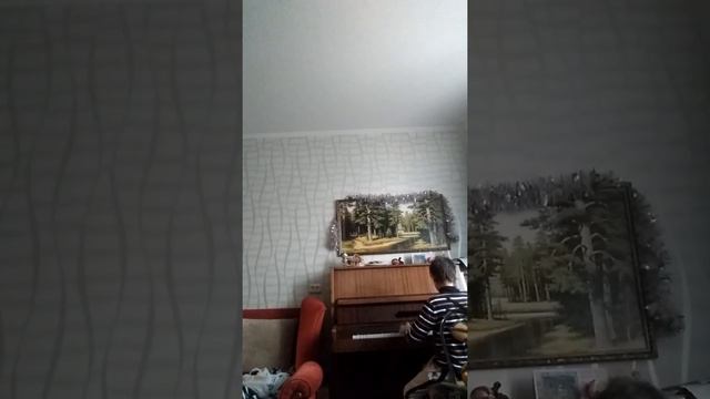 Как я играю полюшко поле на фортепиано смотреть онлайн