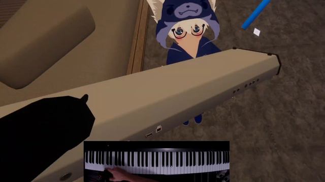 Hitting People w/My Piano in VR (VRChat) смотреть онлайн