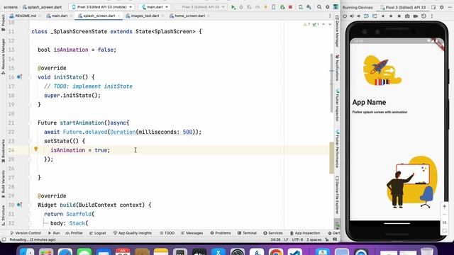 Flutter animation Splash Screen tutorial | Splash Screen 2023 смотреть онлайн