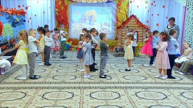 Веселый парный танец в детском саду "Озорная полечка" смотреть онлайн