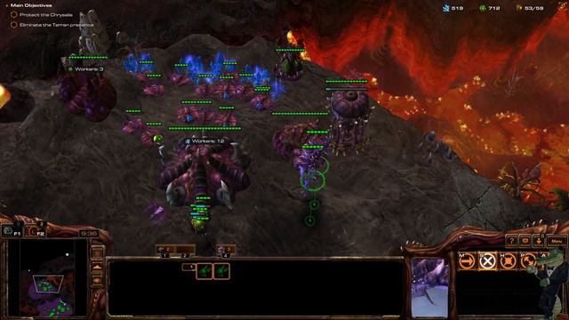 Starcraft Mass Recall Zerg Mission 3 смотреть онлайн
