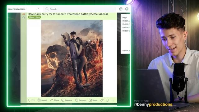 You guys edited MY PHOTOS! | Photoshop Battles (Aliens Theme) смотреть онлайн