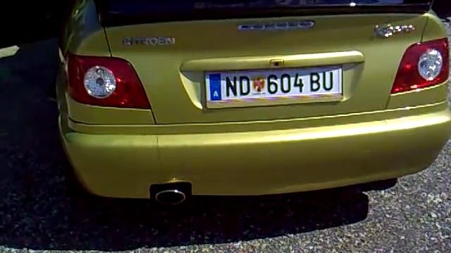 Citroen Xsara VTS InoxCar Racing Exhaust смотреть онлайн